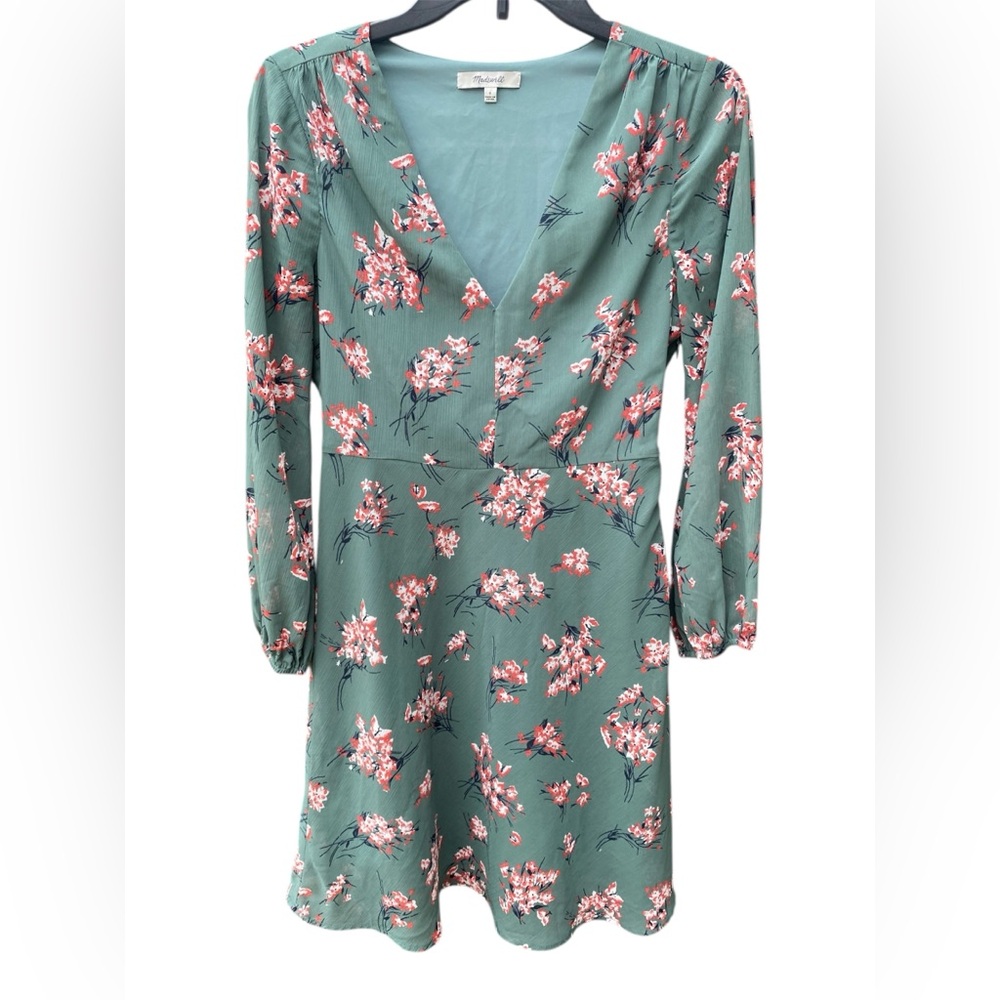 Madewell Marguerite Dress in Butterfly Garden - 0